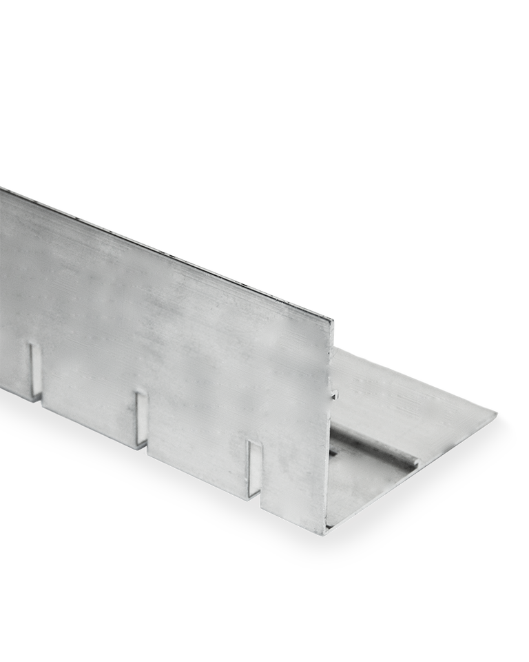 Perforeret tagkantprofil type 2 80/100 - 2 meter